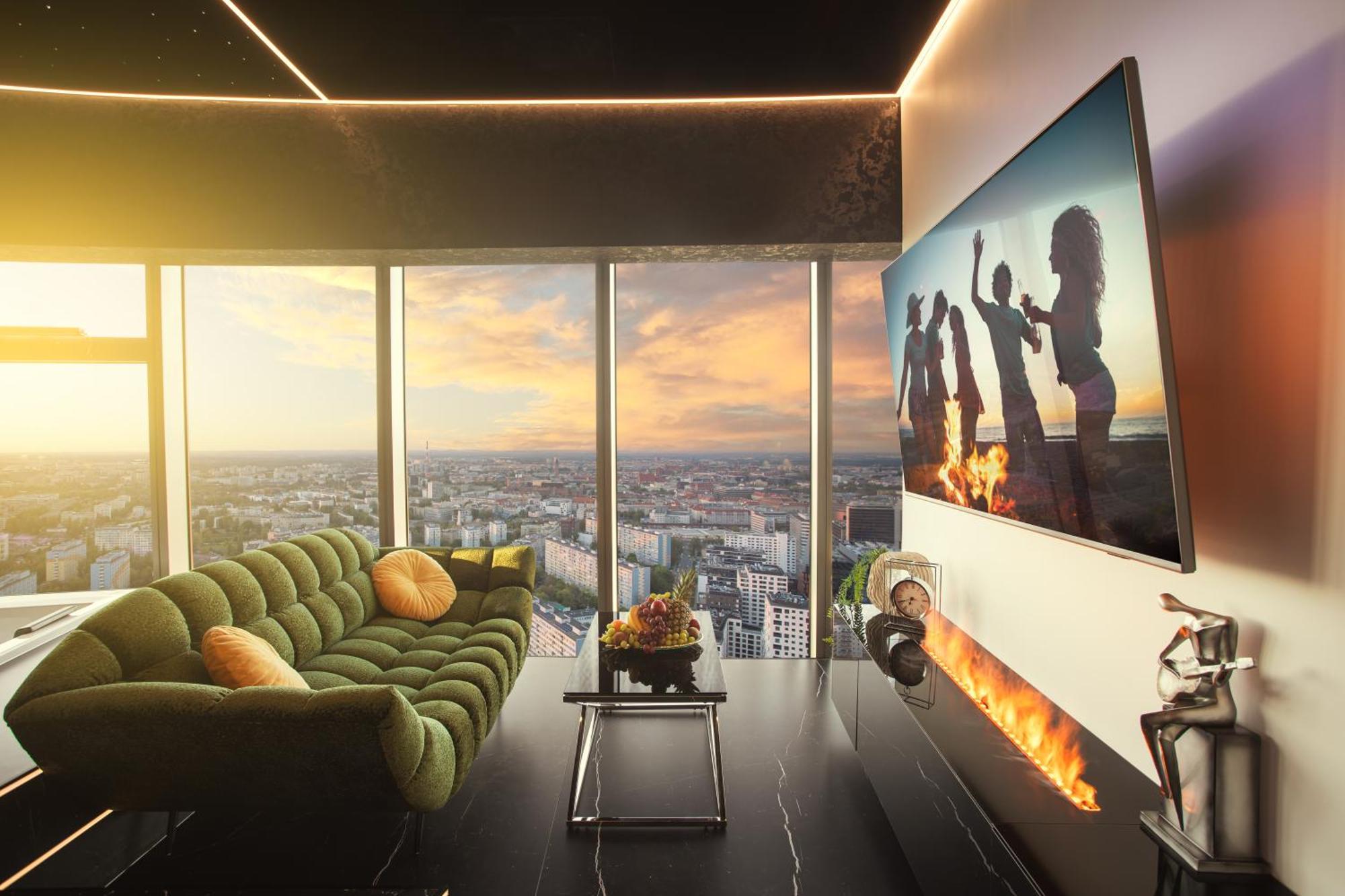 Apartamenty Sky Tower Z Jakuzzi Przy Oknie Wroclaw Exterior photo
